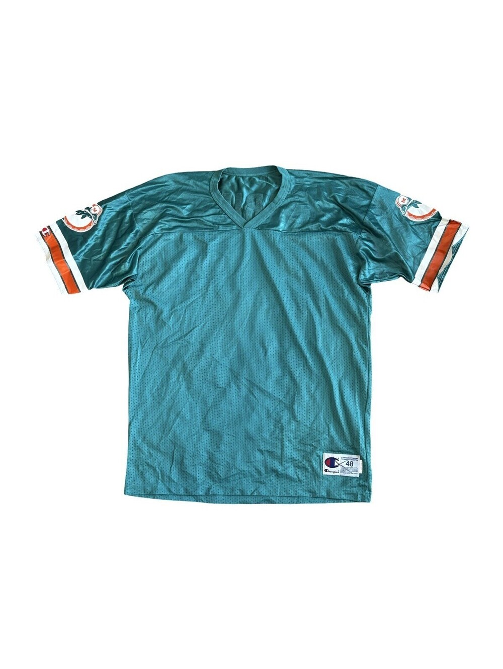 Champion NFL Miami Dolphins Dan Marino Football Jersey Men's Size 48 Nylon Mesh